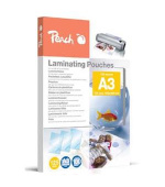 PEACH laminovací folie A3 (303x426mm), 125mic, lesklé, 100ks