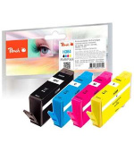 PEACH kompatibilní cartridge HP No.364, new chip, MultiPack, 1x9, 3x6.2 ml