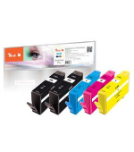 PEACH kompatibilní cartridge HP No.364 new chip MultiPack Plus, 2x9 ml, 3x6.2 ml