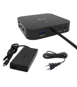 I-tec USB-C HDMI + Dual DP Docking Station with Power Delivery 100 W + i-tec Universal Charger 112 W