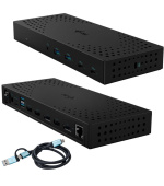 I-tec USB 3.0 / USB-C / Thunderbolt, 3x 4K Docking Station Gen 2 + Power Delivery 100W