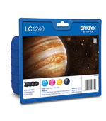 Brother LC-1240 sada inkoustů - black, magenta, yellow, cyan