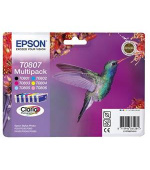 EPSON cartridge T0807 (6color) multipack (kolibřík)