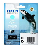 EPSON cartridge T7605 Light Cyan (kosatka)