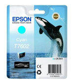 EPSON cartridge T7602 Cyan (kosatka)