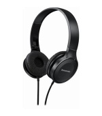 Panasonic RP-HF100E-K, drátové sluchátka, přes hlavu, skládací, 3,5mm jack, kabel 1,2m, černá