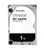 WD Ultrastar® HDD 1TB (HUS722T1TALA604) DC HA210 3.5in 26.1MM 128MB 7200RPM SATA 512N SE (GOLD WD1005FBYZ)