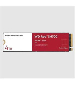 WD RED SSD NVMe 4TB PCIe SN700, Geb3 8GB/s, (R:3400/W:3100 MB/s) TBW 5100