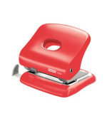 Rapid stolní děrovačka  FC30, 30 listů, světle červená