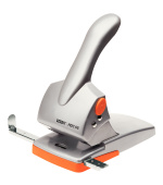 Rapid Velkokapacitní děrovačka Fashion HDC65, 65 listů, stříbrná/oranžová