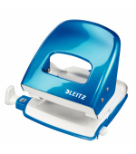 LEITZ Stolní děrovačka  NeXXt WOW 5008, met. modrá, box