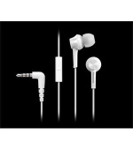 Panasonic RP-TCM115E-W, drátové sluchátka, do uší, 3,5mm jack, kabel 1,2m, bílá