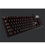Logitech klávesnice Gaming  G413 červené podsvícení, US - carbon