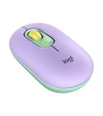 Logitech myš POP - zeleno-fialová/optická/ 4 tlačítka/bezdrátová/Bluetooth/4000dpi