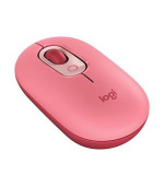 Logitech myš POP - červeno-růžová/optická/ 4 tlačítka/bezdrátová/Bluetooth/4000dpi