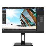 AOC LCD U27P2CA 27" IPS 4K/3840x2160@60Hz/4ms/50M:1/350cd/2xHDMI/DP/4xUSB/USB-C/pivot/VESA/repro