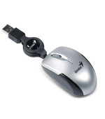 GENIUS Micro Traveler V2/ drátová/ 1200 dpi/ USB/ stříbrná