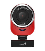 GENIUS webová kamera QCam 6000/ červená/ Full HD 1080P/ USB2.0/ mikrofon