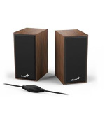 GENIUS repro SP-HF180, 2.0, 6W, USB napájení, 3,5mm jack, dřevěné, hnědé