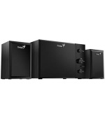Genius repro SW-2.1 350 , 15W, 3,5mm jack, dřevěné, černé