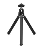 Genius Tripod 1, Stativ, vytažený 25,1cm, pro webkamery, chytré telefony a fotoaparáty, kovový, černý