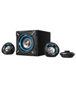 Genius repro GX GAMING SW-G2.1 1000, herní, podsvícené, 2.1, 26W, černo-modré