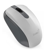 Genius NX-8008S, Myš, bezdrátová, optická, 1200dpi, 3 tlačítka, USB, bílo-šedá
