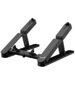 Genius G-Stand M200, Podstavec, pro notebook/tablet/telefon 10–17", nastavitelný, skládací, nosnost 10kg, černý