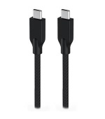 Genius ACC-C2CC-3A, Kabel, USB-C/USB-C, USB 3.0, 3A, PD 60W, opletený, 1m, černý