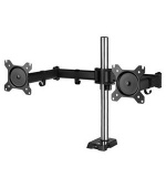 ARCTIC Z2 (Gen 3) stolní držák pro 2 monitory, 13"-34" LCD, VESA, 2x 15 kg, 4-port USB 2.0 Hub (EU), stříbrný/černý