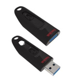 SanDisk Ultra 128 GB Flash disk, USB3.0, 80MB/s