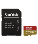 SanDisk Extreme micro SDHC 32 GB 100 MB/s A1 Class 10 UHS-I V30, adapter