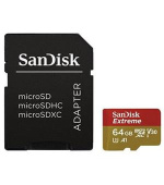 SanDisk Extreme microSDXC 64GB 170MB/s + adaptér