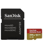 SanDisk Extreme PLUS microSDXC 256GB 200MB/s +ada.