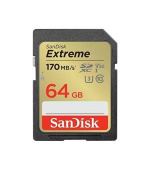 SanDisk Extreme SDXC 64GB 170MB/s V30 UHS-I U3
