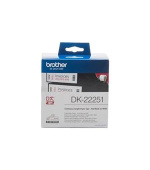 Brother - DK-22251 (papírová role 62mm x 15,24m) - dvoubarevný tisk při použití v QL-8xx