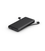 Belkin BOOST CHARGE™ USB-C Power Delivery PowerBanka, 10000mAh, s integrovanými kabely, černá