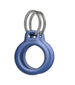 Belkin Bezpečné pouzdro na AirTag s kroužkem na klíče – modré – 2pack