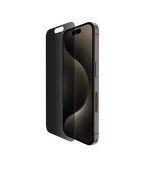 Belkin SCREENFORCE™ TemperedGlass Privacy Anti-Microbial ochranné privátní sklo pro iPhone 15 Pro