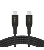 Belkin BOOST CHARGE™ USB-C/USB-C kabel 240W, 1m, černý - odolný