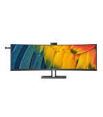 Philips LCD 45B1U6900CH 44,5" zakřivený VA/5120x1440@75Hz/4ms/450cd/2xHDMI/DP/4xUSB/USB-C dock/Webcam/Repro/HAS/VESA