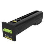 Lexmark CS820, CX82x, CX860 Yellow Return Programme Toner Cartridge - 8 000 stran