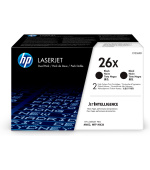 HP toner 26X/Black/2x9000 stran/2-pack