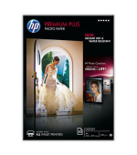 HP Premium Plus Glossy Photo Paper-20 sht/A4/210 x 297 mm, 300 g/m2, CR672A