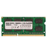 2-Power 8GB PC3L-14900S 1866MHz DDR3 CL13 1.35V SoDIMM 2Rx8 1.35V (DOŽIVOTNÍ ZÁRUKA)