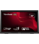 Viewsonic TD2223 - 22" TN FHD 1920x1080/10 bodový dotykový displej/5ms/250cd/75Hz/D-SUB/HDMI/DVI/3xUSB/Repro/VESA