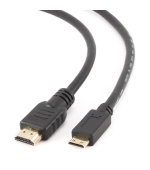GEMBIRD Kabel HDMI-HDMI mini 1,8m, 1.4, M/M stíněný, zlacené kontakty, černý