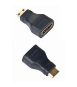 GEMBIRD Kabel red. HDMI na HDMI mini-C, F/M, zlacené kontakty, černá