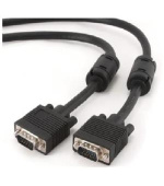 GEMBIRD Kabel přípojný k mon 15M/15M VGA 30m stíněný extra, ferrity BLACK