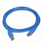 GEMBIRD Kabel USB A-B 1,8m 3.0, modrý